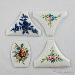 Conjunto de 4 placas de relógio / candeeiro em porcelana Artibus