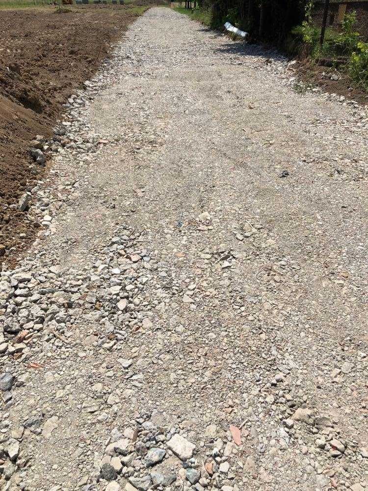 Budowa dróg dojazdowych, budowa i utwardzanie terenu,  Prace drogowe.