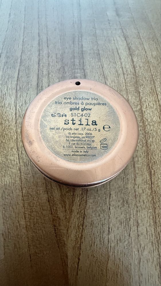Stila eye shadow trio Gold Glow