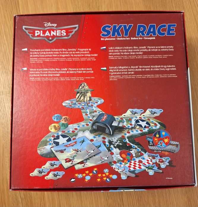 Gra planszowa Sky Race Samoloty (Disney), Trefl, stan idealny