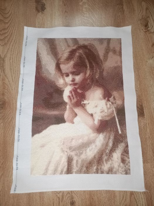 Haft krzyżykowy obraz