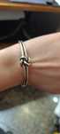 Conjunto pulseira e anel com contraste