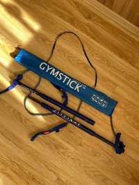 Drążek Gymstick original - opór średni ( niebieski ) 130cm + 2x80cm
