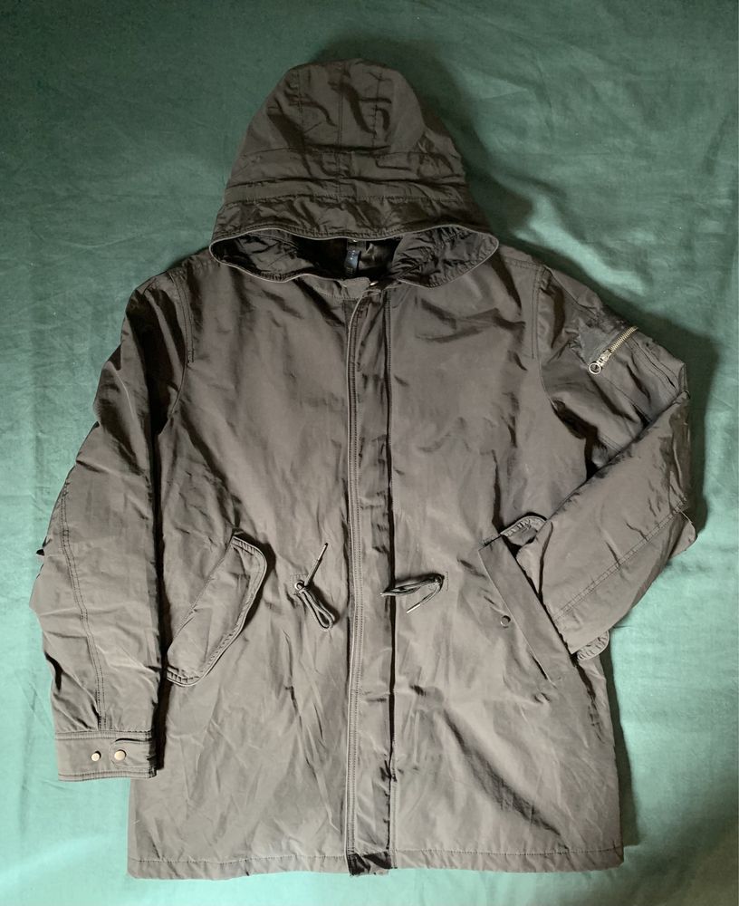 Parka preta Zara M