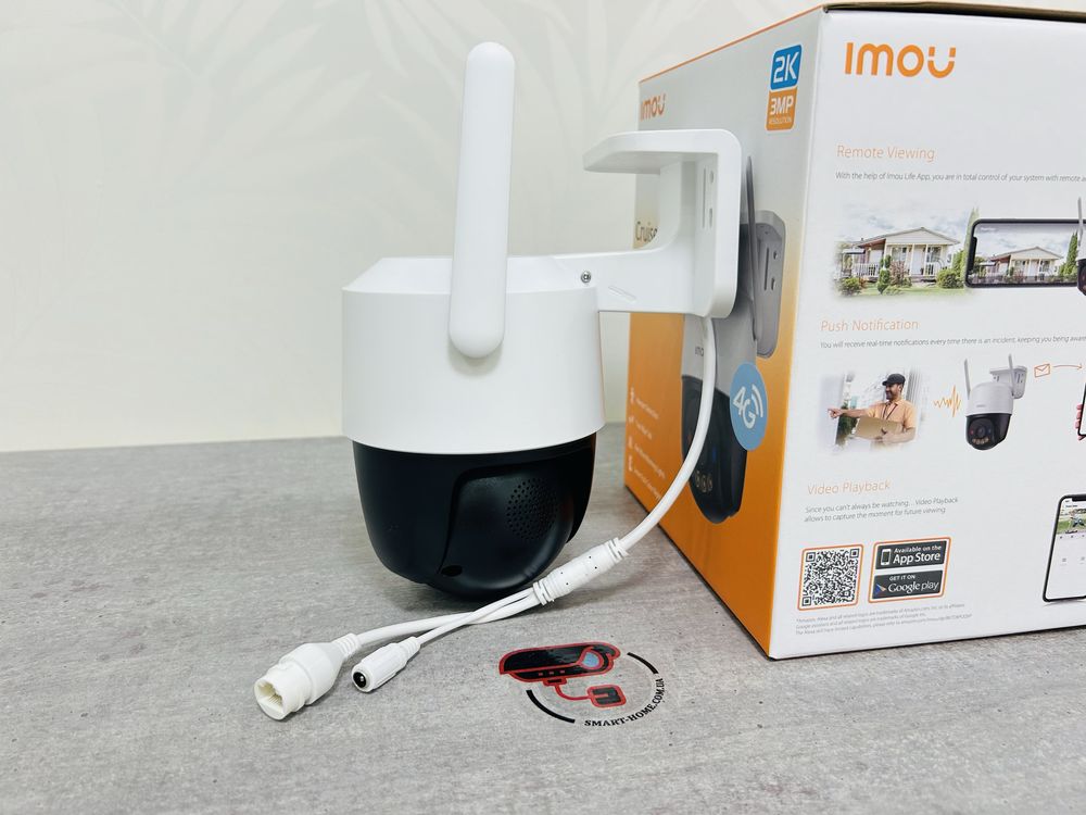 СИРЕНА IMOU 3Мп 4G GSM PTZ IP камера видеонаблюдения поворотная Dahua