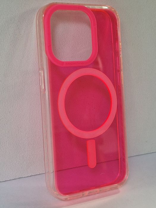 Amazing Thing Etui Titan Pro Neon Mag Wallet Case 10FT Iphone 15 Pro