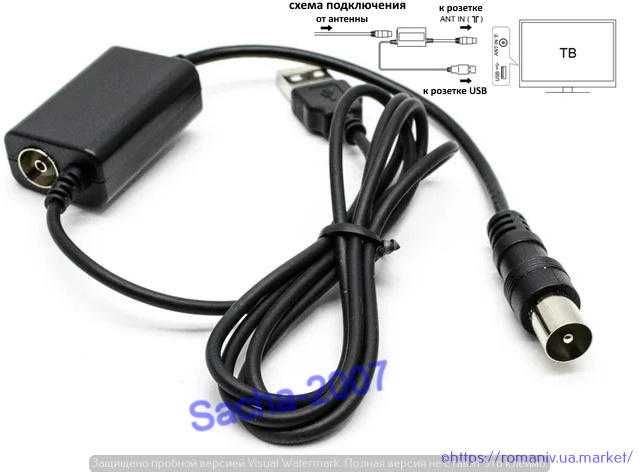Інжектор живлення для антенного підсилювача від USB-5V