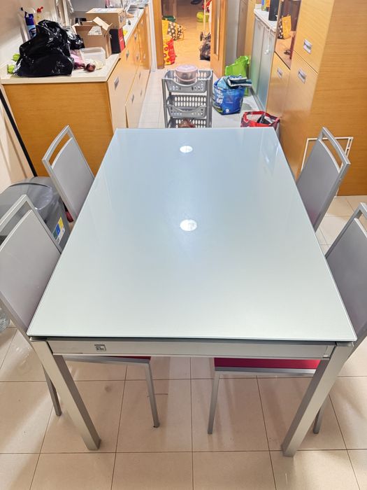 Mesa de cozinha Bambola com 4 cadeiras