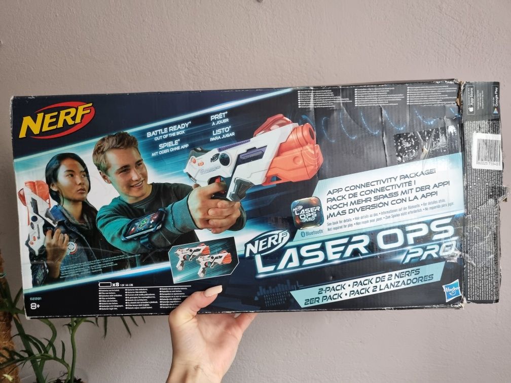 Nowe pistolety nerf laserowe powystawowe hasbro