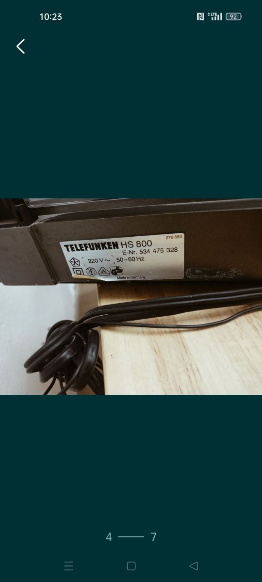 Gramofon Telefunken hs-800