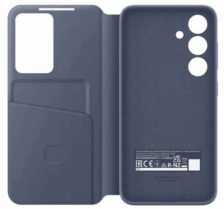 Etui Samsung Smart View Wallet Cover Case fioletowy Galaxy S24+
