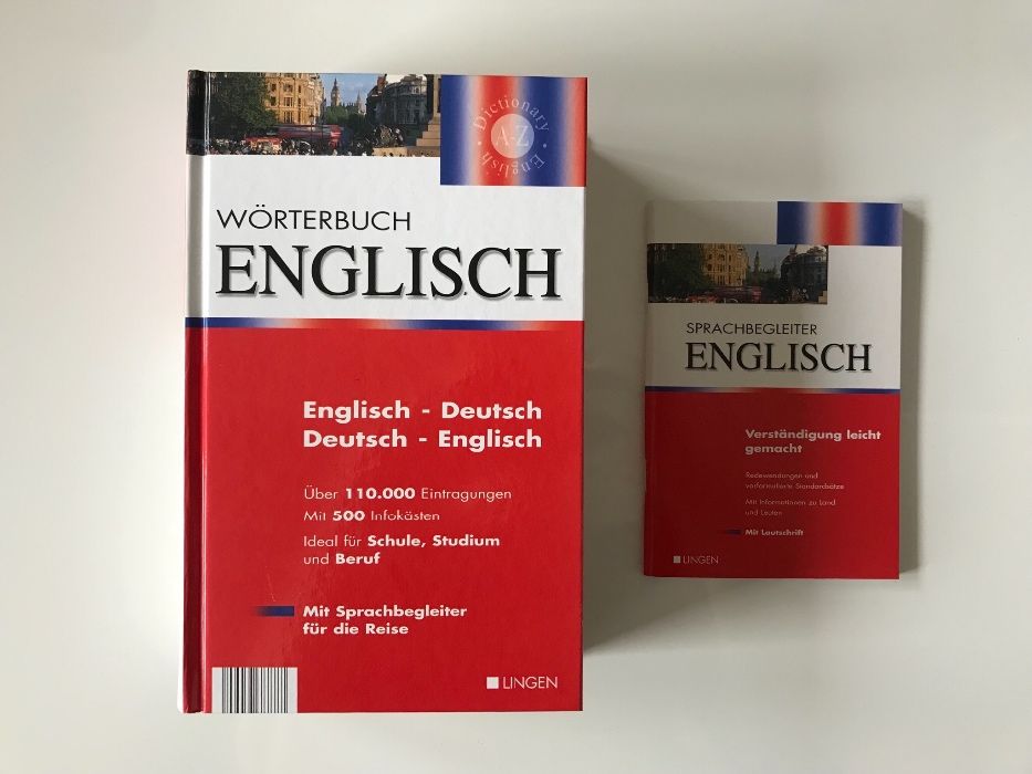 Dwa nowe słowniki niemiecko-angielskie w tym jeden ilustr. dla dzieci