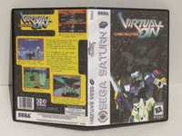 Caixa e capa para jogo Sega Saturn Virtual On Cyber Troopers