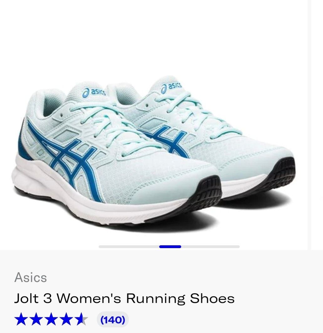 Топові блакитні бігові кросівки Asics