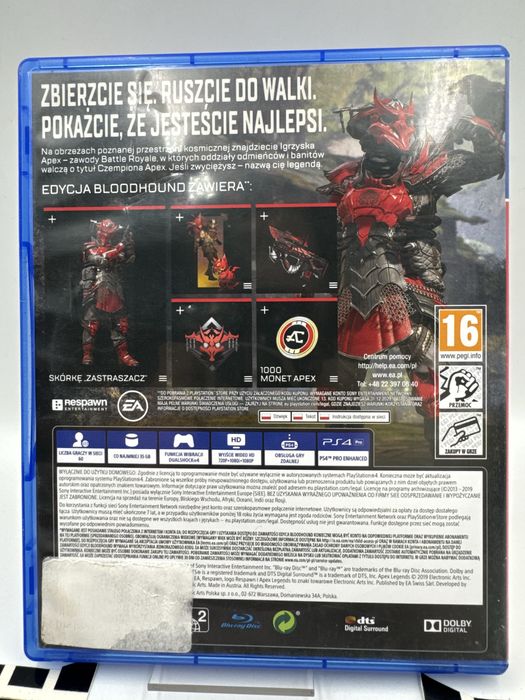 Apex Legends Bloodhound Edition Ps4 Gwarancja