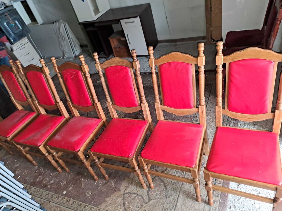 6 krzeseł - cena za komplet - możliwy transport