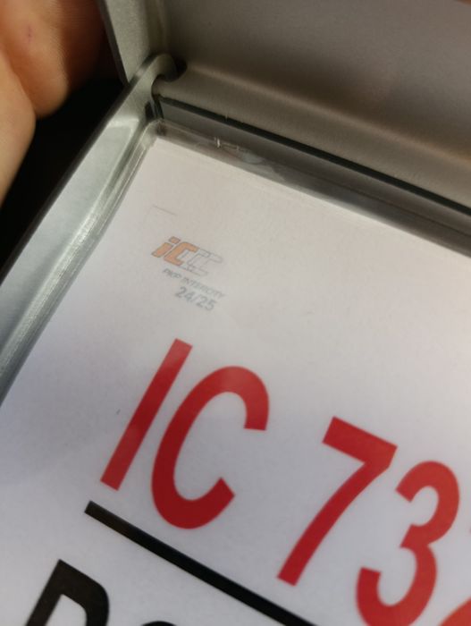 Tablica relacyjna pociągu 7322 Pułaski