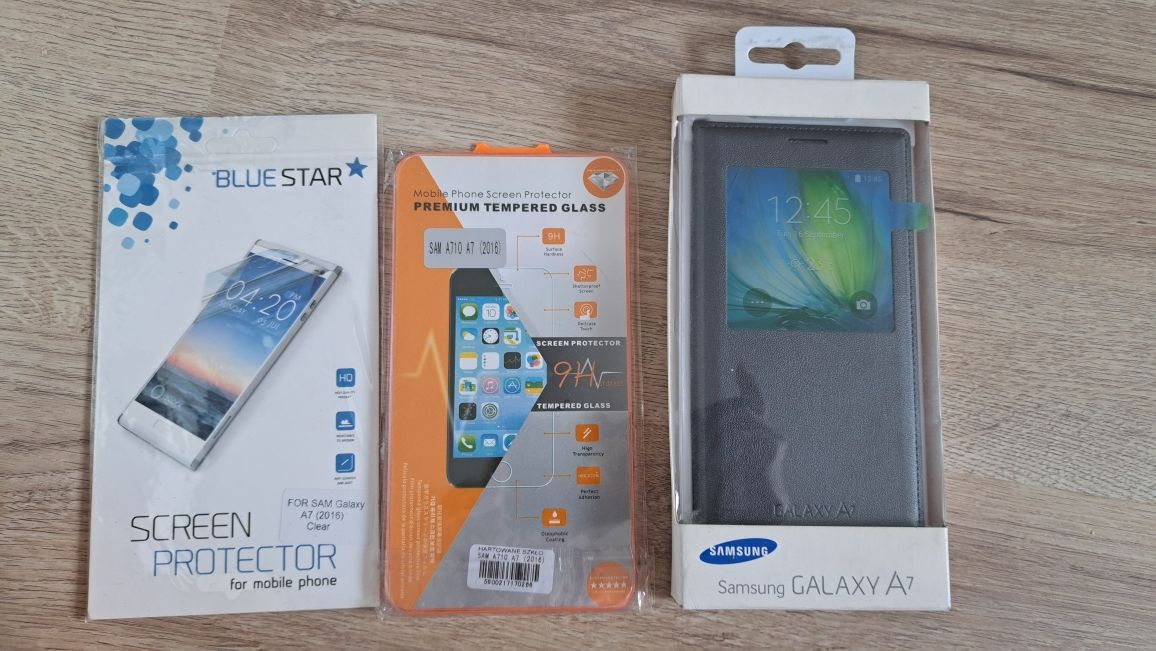 Samsung galaxy a7 etui case szkło