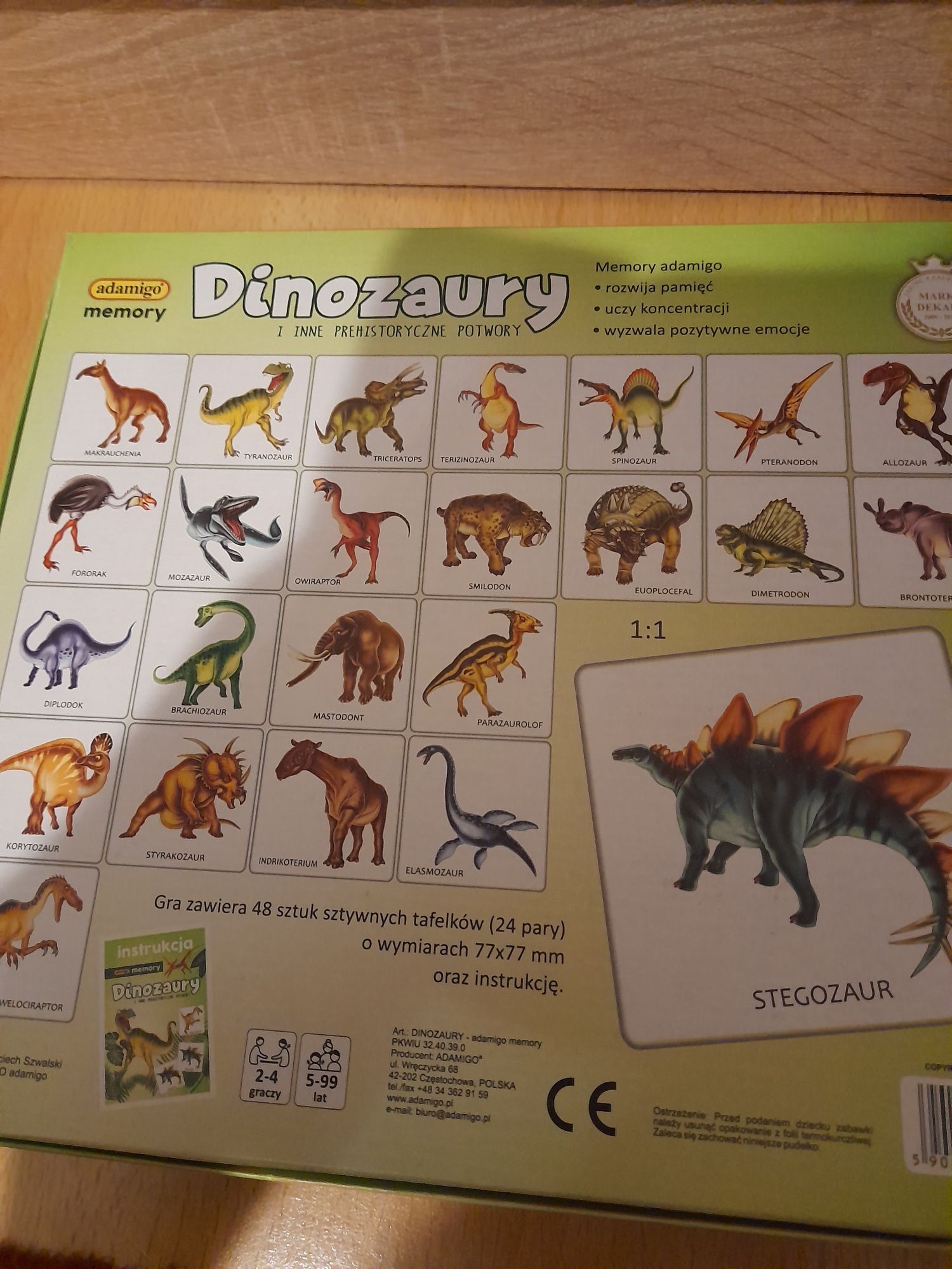 Memory Dinozaury i inne prehistoryczne potwory Adamigo