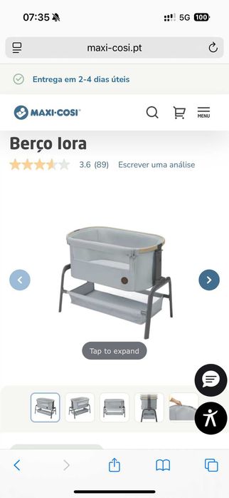 Berço Bebé - IORA Maxi-Cosi