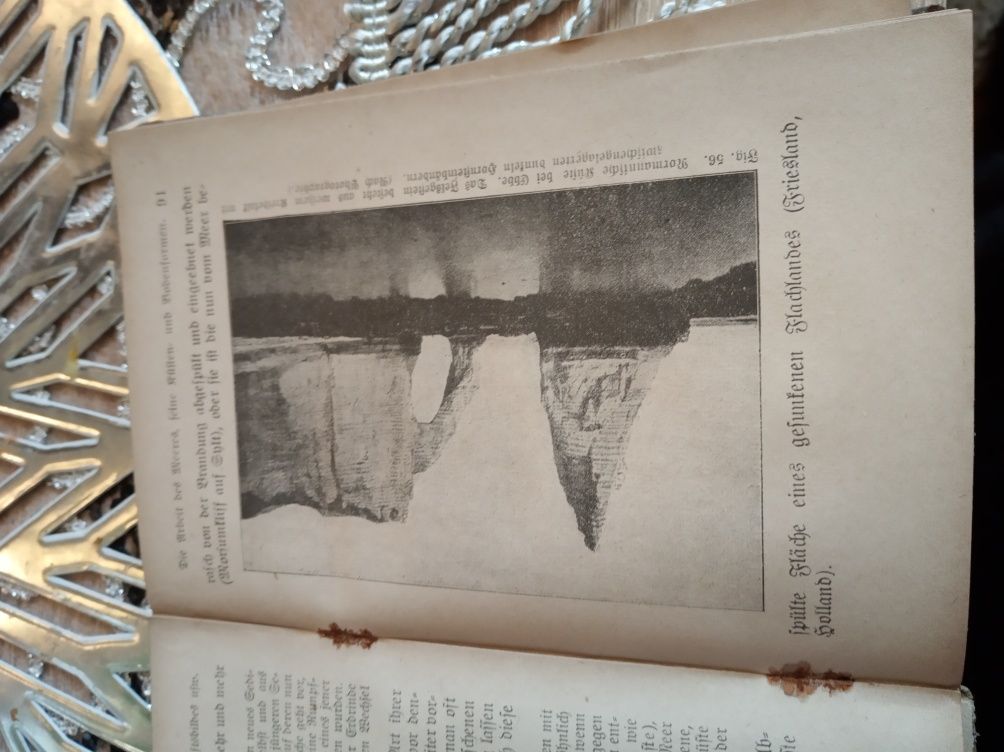 Książka geologia w języku niemieckim 1920 rok