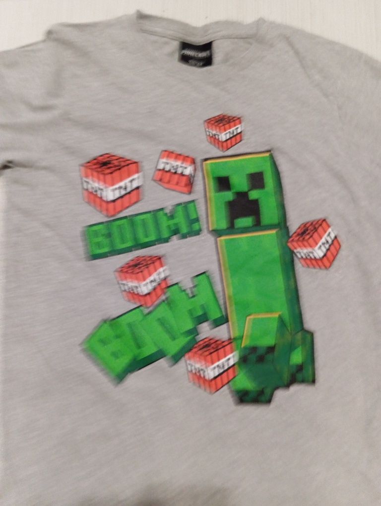 Koszulka Minecraft 158/164 jak nowa