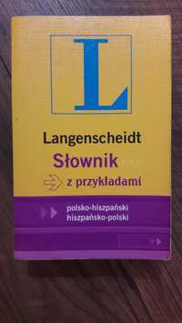 Słownik hiszpański polsko-hisz., hiszpańsko-polski Langenscheidt