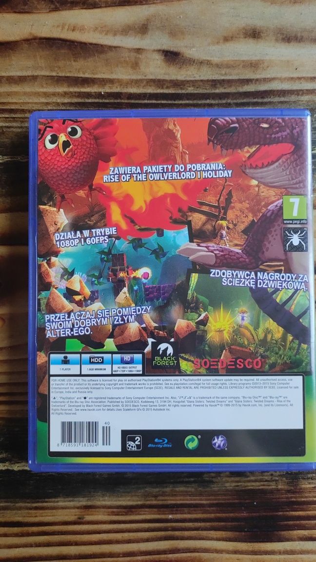 Gra Giana Sisters: Twisted Dreams, PlayStation 4, PS4, PS5, PL