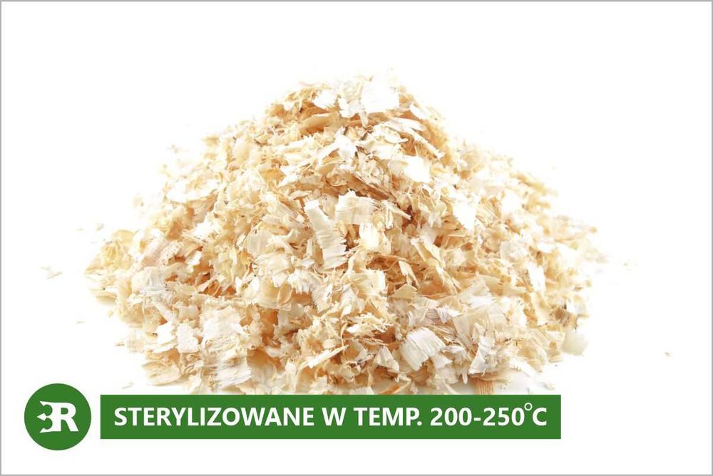 Odpylone i bezzapachowe trociny ProBioBED dla gryzoni - 550 litrów