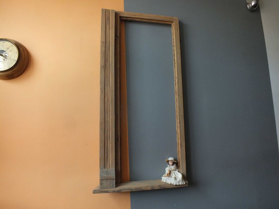 Stare okna drewniane---około 1930-40 rok---proste ładne