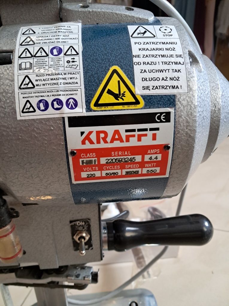 Nóż krojczy KRAFFT pionowy rok 2023