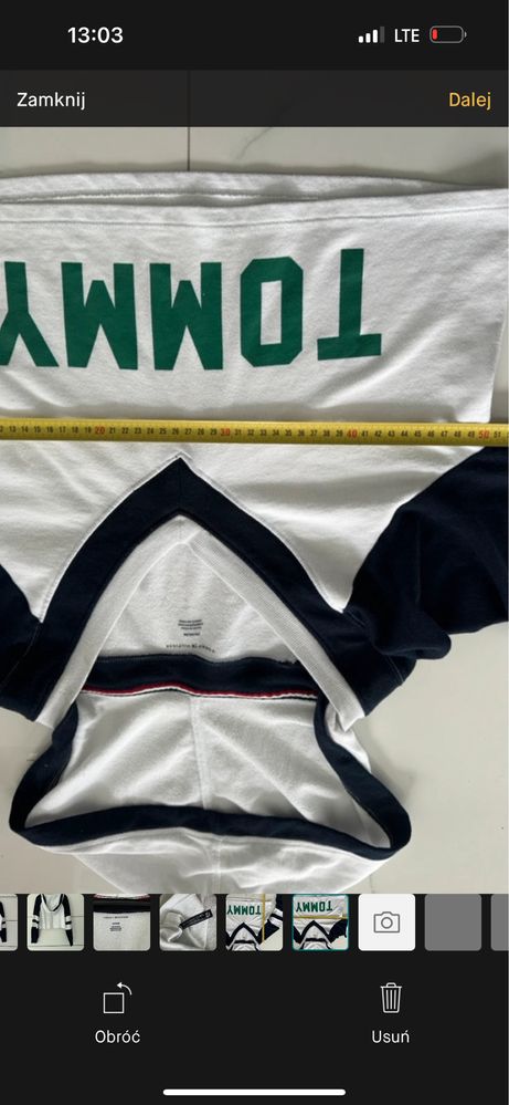 Bluza z kapturem Tommy Hilfiger M krotka bluza Tommy M