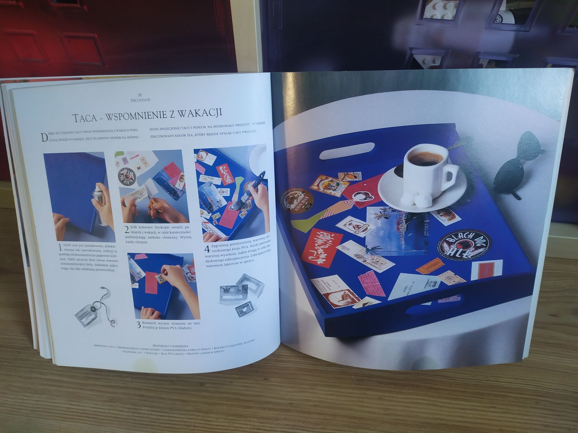 Decoupage Maggie Pryce projekty instrukcje jak NOWA