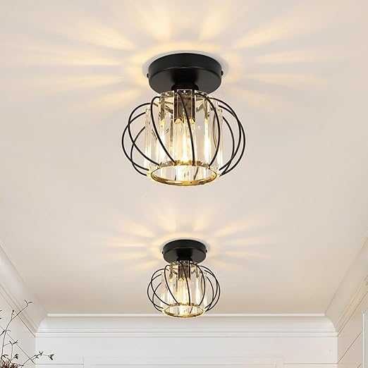 Mini Kryształowy Żyrandol FORCOSO Ø18cm Art Deco