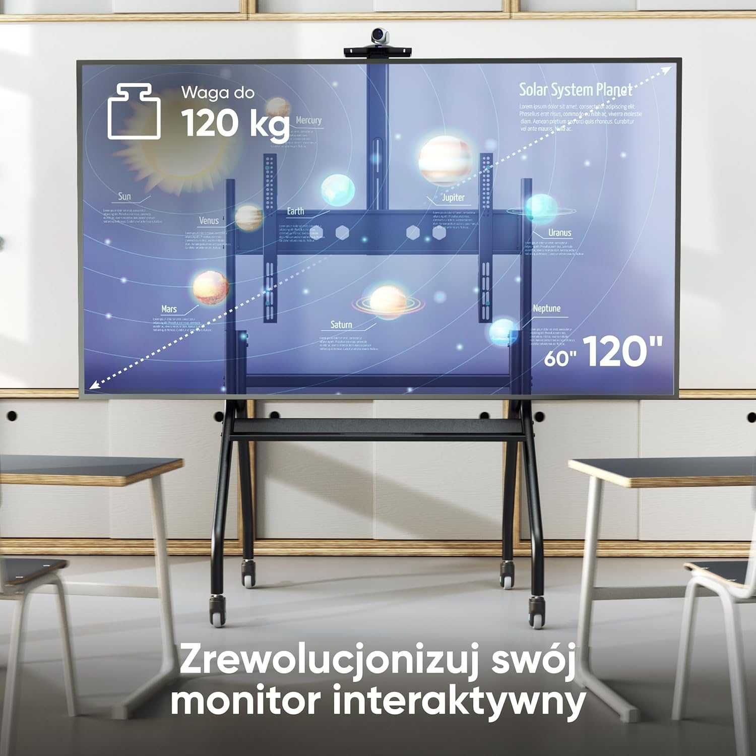 Nowy stół mobilny / stojak telewizyjny / uchwyt na TV / ONKRON !A1624!