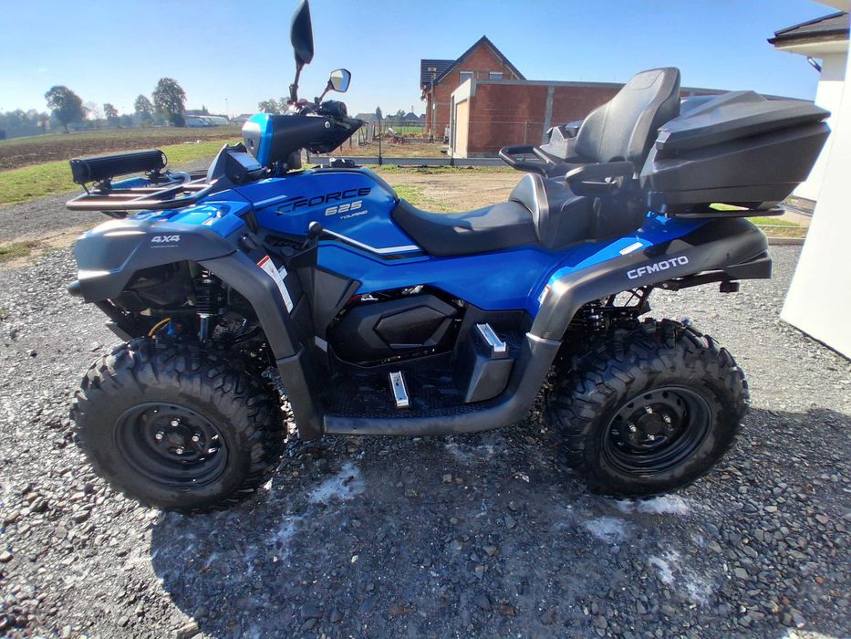 Cfmoto CFORCE 625 Touring Long kufer, ledbar, grzane manetki,dystanse.