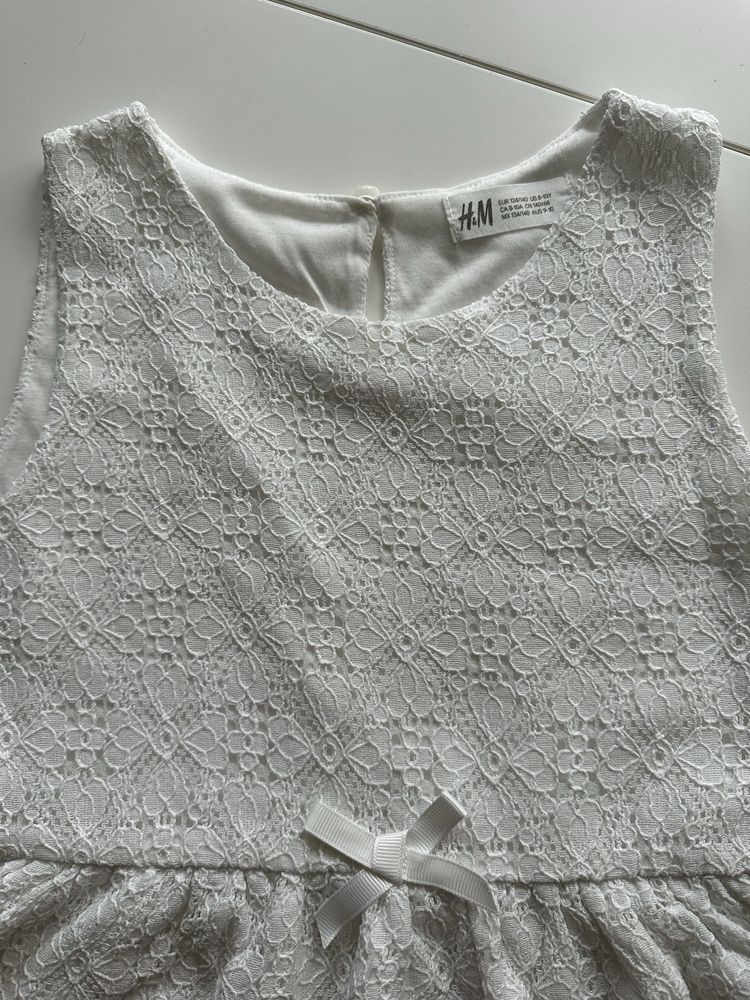 Sukienka dla dziewczynki komunijna Komunia chrzest wesele H&M