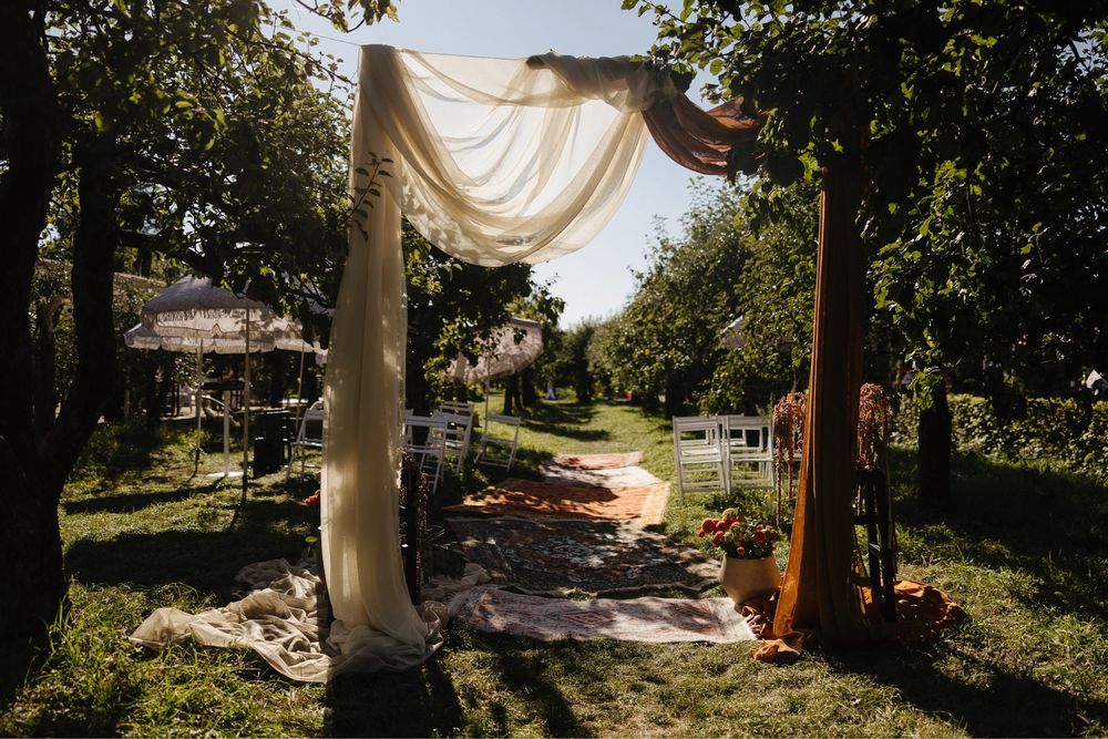 Тканина для весільної арки