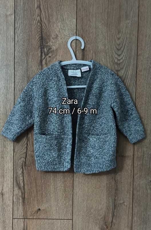 Sweterek Zara 6-9 m 74 cm