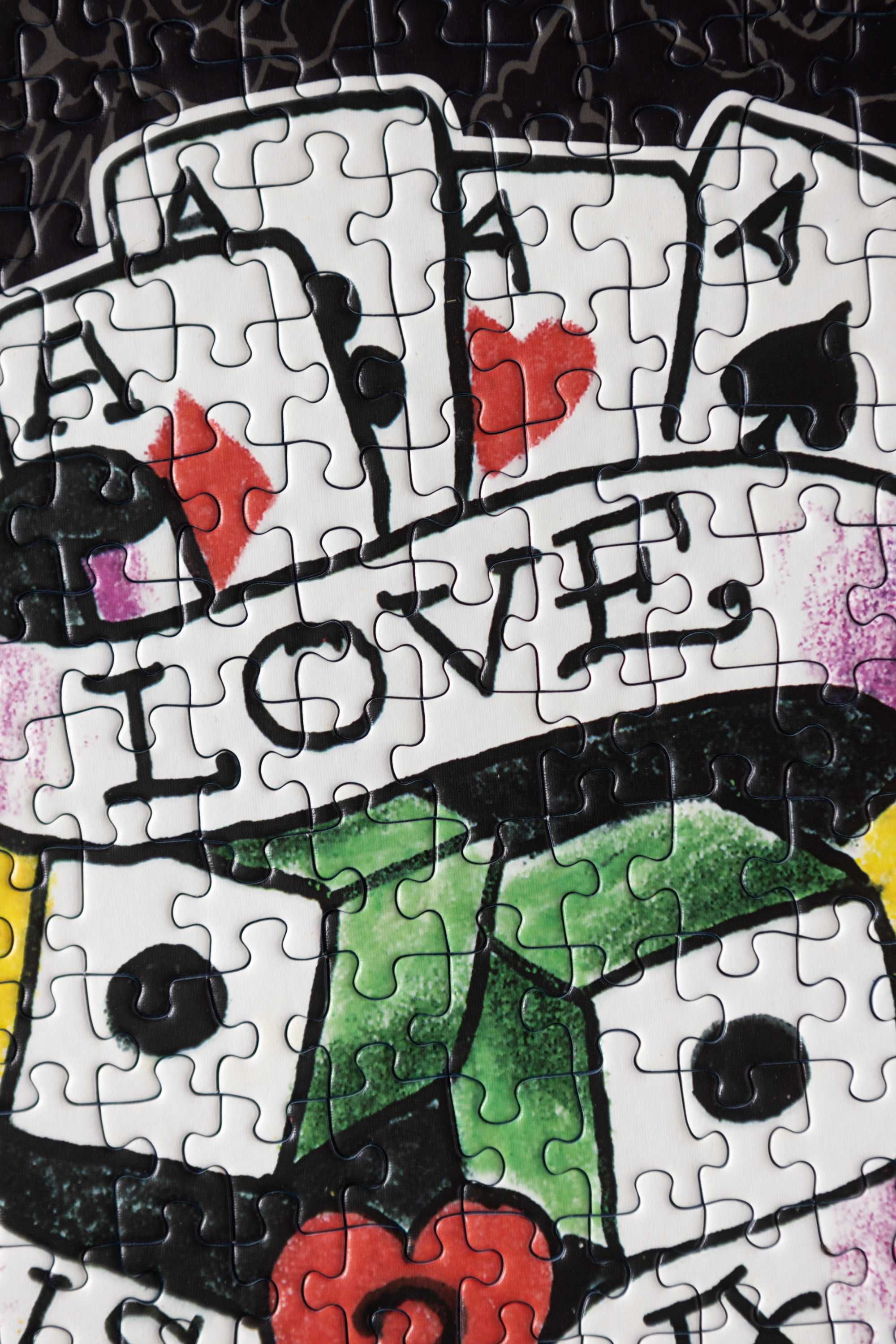 Puzzle Ravensburger,  Love is a Gamble 500 el kompl Ed Hardy tatuaż