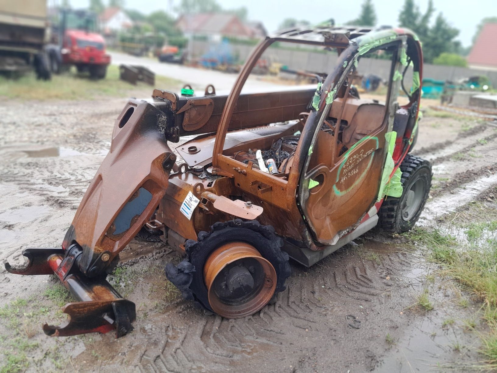CZĘŚCI Manitou 420 MT ładowarka teleskopowa na CZĘŚCI