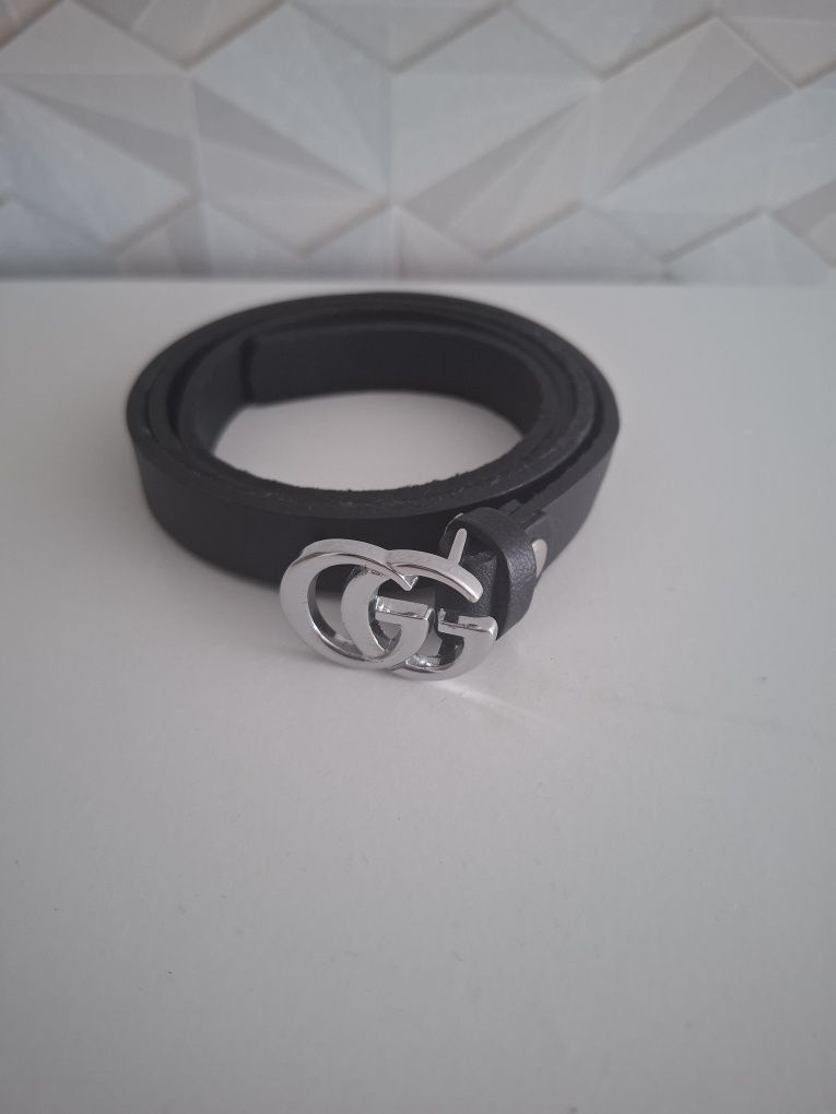 Pasek czarny Gucci