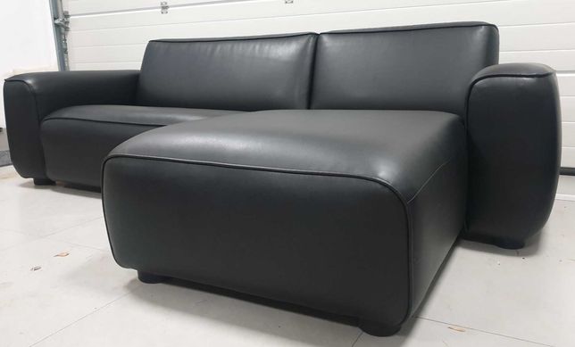 Komplet sofa dwuosobowa i trzyosobowa z szezlongiem