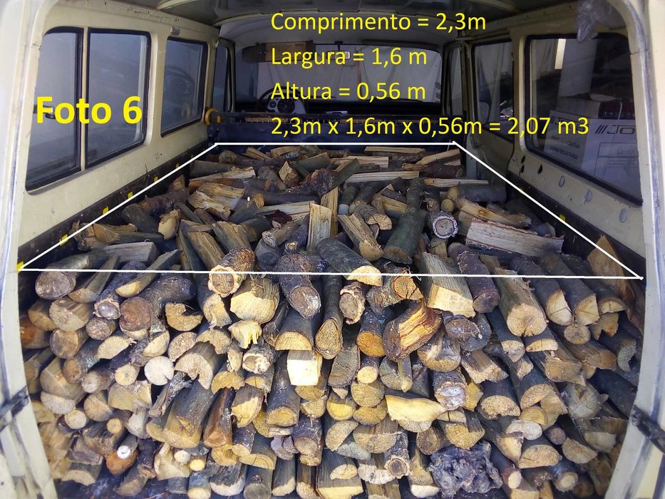 lenha seca rachada