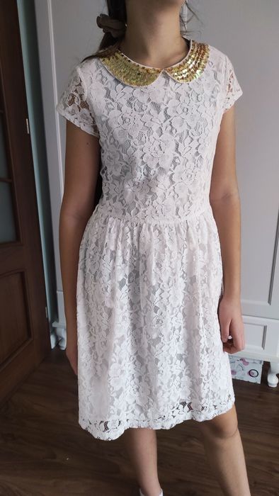 SG piękna koronkowa sukienka 158 , 164 dla nastolatki sukienka 158 , 1