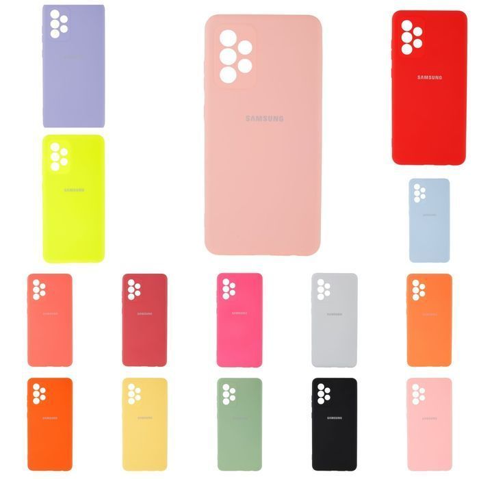 Чехол Silicone Case на Samsung A32 (код 72) силикон софттач чохол