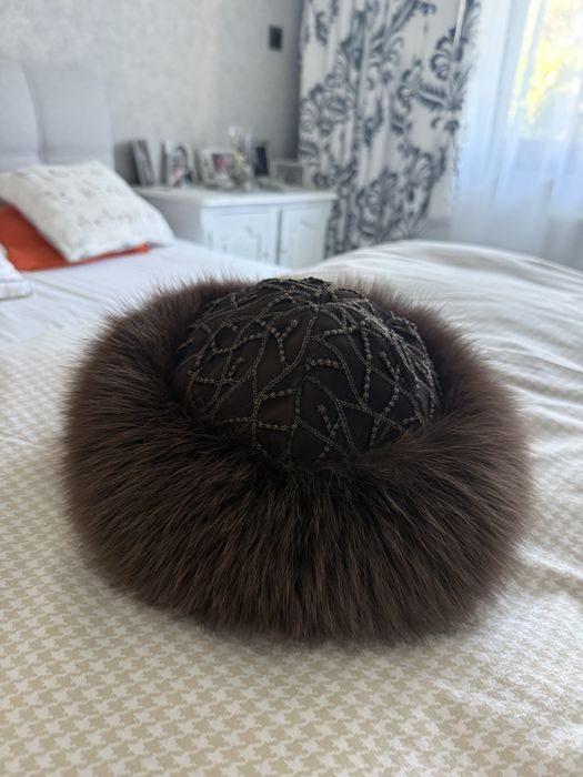 Czapka z prawdziwego futra