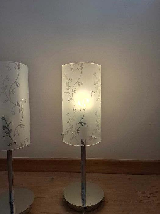 Lampy stołowe szklane