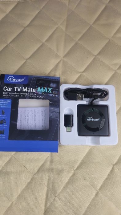 Adapter bezprzewodowy Ottocast Car TV Mate Max  CarPlay i Android Aut