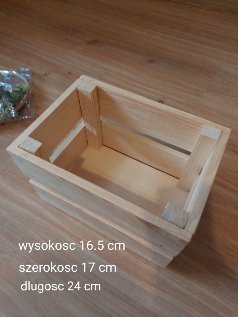 Skrzynki drewniane